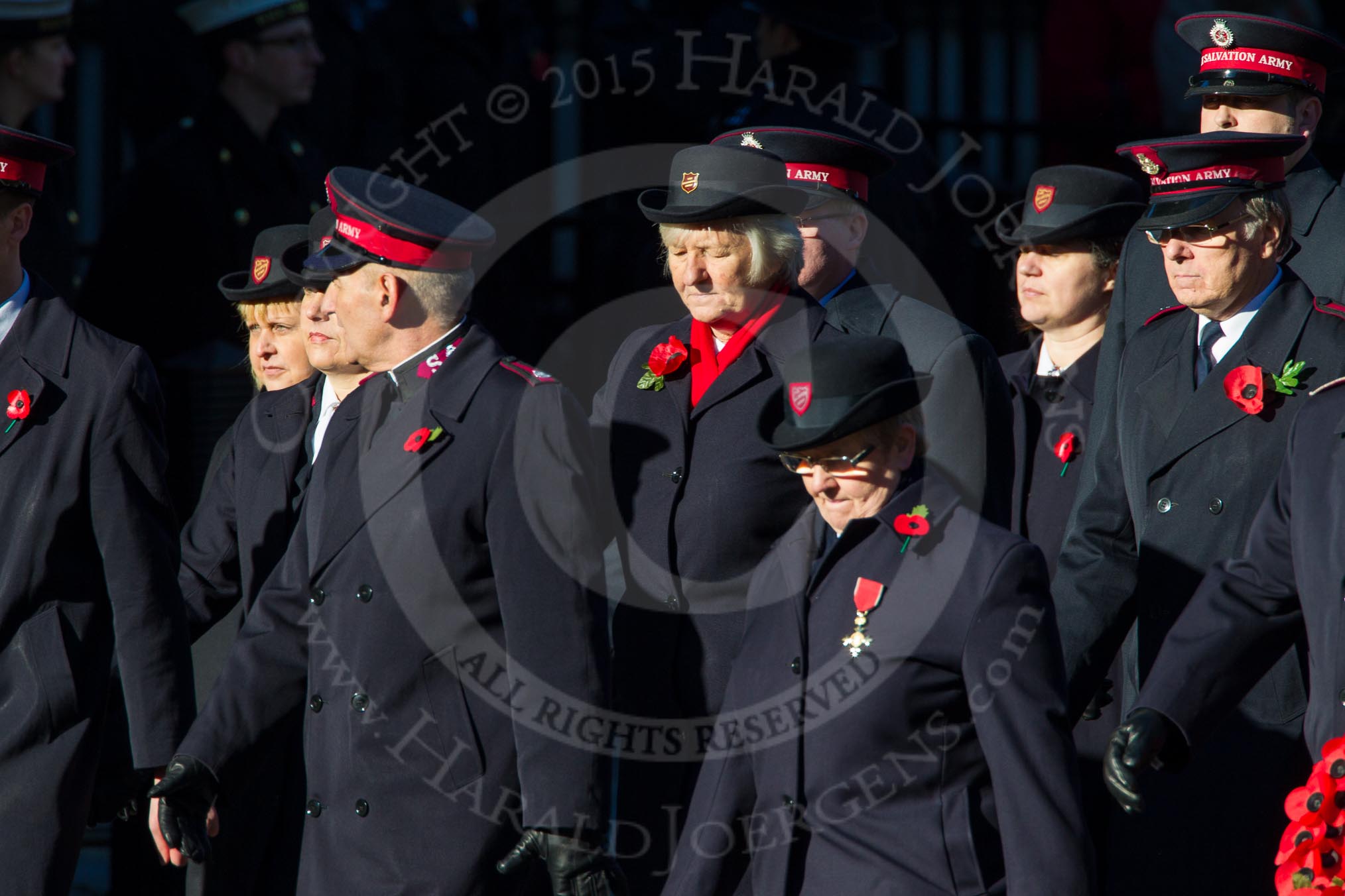 Remembrance Sunday Cenotaph March Past 2013: M7 - Salvation Army..
Press stand opposite the Foreign Office building, Whitehall, London SW1,
London,
Greater London,
United Kingdom,
on 10 November 2013 at 12:10, image #1922