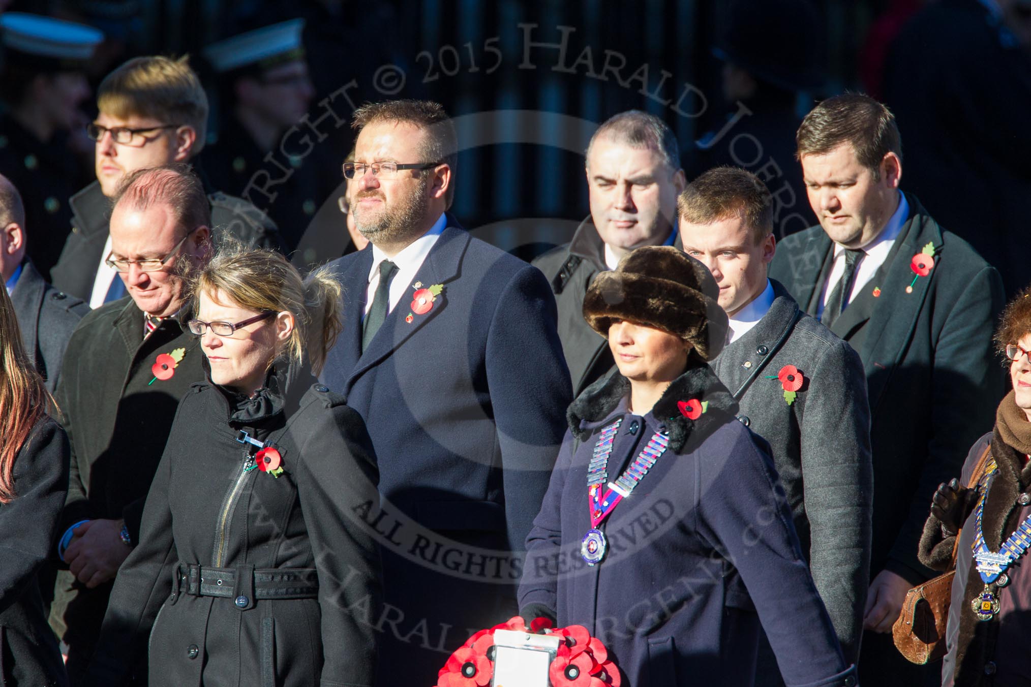 Remembrance Sunday Cenotaph March Past 2013: M39 - National Association of Round Tables..
Press stand opposite the Foreign Office building, Whitehall, London SW1,
London,
Greater London,
United Kingdom,
on 10 November 2013 at 12:14, image #2175
