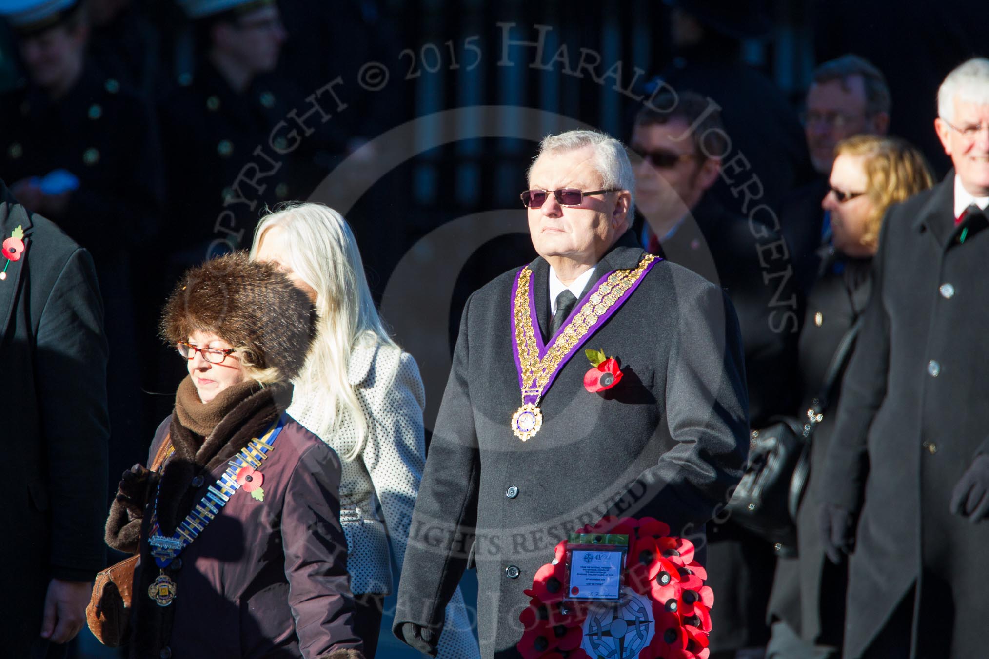 Remembrance Sunday Cenotaph March Past 2013: M39 - National Association of Round Tables..
Press stand opposite the Foreign Office building, Whitehall, London SW1,
London,
Greater London,
United Kingdom,
on 10 November 2013 at 12:14, image #2178