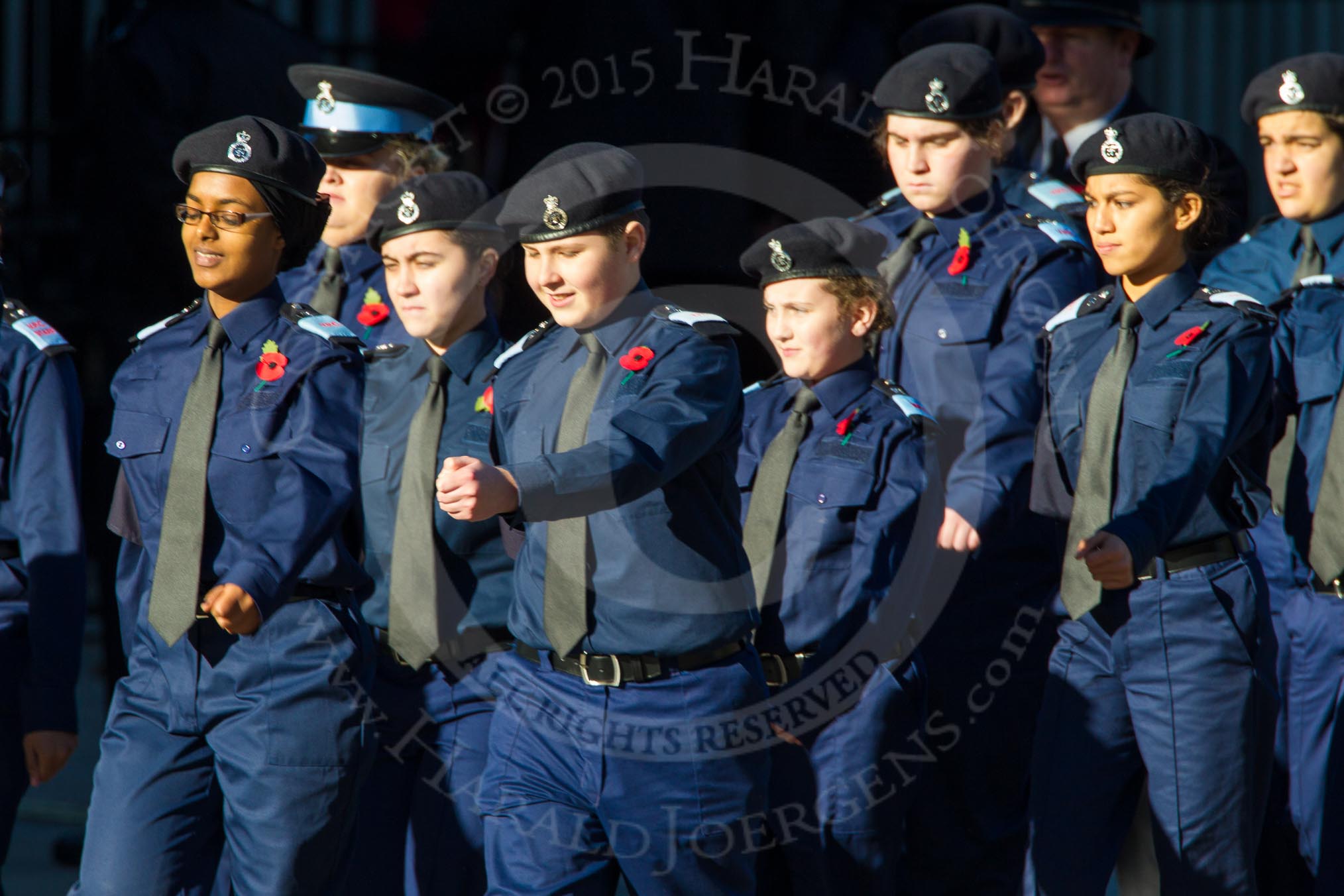 Remembrance Sunday Cenotaph March Past 2013: M54 - Metropolitan Police Volunteer Police Cadets..
Press stand opposite the Foreign Office building, Whitehall, London SW1,
London,
Greater London,
United Kingdom,
on 10 November 2013 at 12:16, image #2306