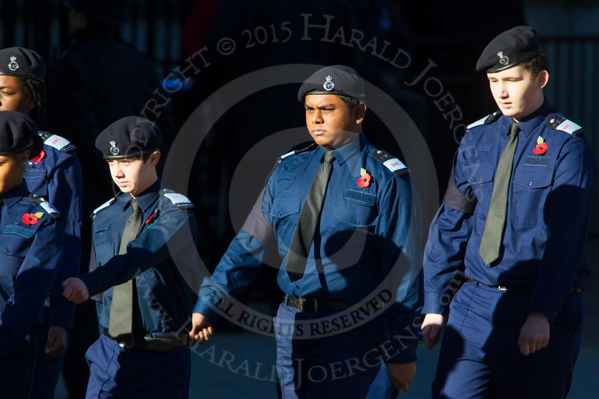 Remembrance Sunday Cenotaph March Past 2013: M54 - Metropolitan Police Volunteer Police Cadets..
Press stand opposite the Foreign Office building, Whitehall, London SW1,
London,
Greater London,
United Kingdom,
on 10 November 2013 at 12:16, image #2311