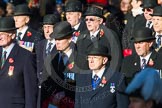 Remembrance Sunday Cenotaph March Past 2013: Waiting for the March Past to begin..
Press stand opposite the Foreign Office building, Whitehall, London SW1,
London,
Greater London,
United Kingdom,
on 10 November 2013 at 11:25, image #3