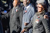 Remembrance Sunday Cenotaph March Past 2013: D3 - West Indian Association of Service Personnel..
Press stand opposite the Foreign Office building, Whitehall, London SW1,
London,
Greater London,
United Kingdom,
on 10 November 2013 at 11:39, image #48