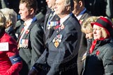 Remembrance Sunday Cenotaph March Past 2013: D12 - Not Forgotten Association..
Press stand opposite the Foreign Office building, Whitehall, London SW1,
London,
Greater London,
United Kingdom,
on 10 November 2013 at 11:39, image #92