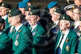 Remembrance Sunday Cenotaph March Past 2013: D16 - Ulster Defence Regiment..
Press stand opposite the Foreign Office building, Whitehall, London SW1,
London,
Greater London,
United Kingdom,
on 10 November 2013 at 11:40, image #135