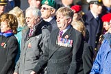 Remembrance Sunday Cenotaph March Past 2013: D24 - SSAFA Forces Help, set up to help former and serving members of the British Armed Forces and their families or dependants. In the centre of the image is the SSAFA Controller (Chief Executive) Air Vice-Marshal David Murray CVO OBE RAF..
Press stand opposite the Foreign Office building, Whitehall, London SW1,
London,
Greater London,
United Kingdom,
on 10 November 2013 at 11:41, image #192