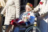 Remembrance Sunday Cenotaph March Past 2013: D25 - First Aid Nursing Yeomanry (Princess Royal's Volunteers Corps)..
Press stand opposite the Foreign Office building, Whitehall, London SW1,
London,
Greater London,
United Kingdom,
on 10 November 2013 at 11:41, image #207