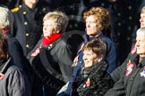 Remembrance Sunday Cenotaph March Past 2013: E28 - Queen Alexandra's Royal Naval Nursing Service..
Press stand opposite the Foreign Office building, Whitehall, London SW1,
London,
Greater London,
United Kingdom,
on 10 November 2013 at 11:47, image #580