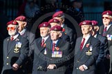 Remembrance Sunday Cenotaph March Past 2013: A17 - Parachute Regimental Association..
Press stand opposite the Foreign Office building, Whitehall, London SW1,
London,
Greater London,
United Kingdom,
on 10 November 2013 at 11:56, image #1155