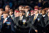 Remembrance Sunday Cenotaph March Past 2013: B5 - Kings Royal Hussars Regimental Association..
Press stand opposite the Foreign Office building, Whitehall, London SW1,
London,
Greater London,
United Kingdom,
on 10 November 2013 at 11:59, image #1327