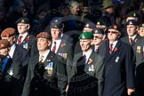 Remembrance Sunday Cenotaph March Past 2013: B5 - Kings Royal Hussars Regimental Association..
Press stand opposite the Foreign Office building, Whitehall, London SW1,
London,
Greater London,
United Kingdom,
on 10 November 2013 at 11:59, image #1334
