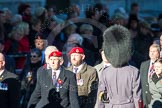 Remembrance Sunday Cenotaph March Past 2013: B33 - Royal Military Police Association..
Press stand opposite the Foreign Office building, Whitehall, London SW1,
London,
Greater London,
United Kingdom,
on 10 November 2013 at 12:04, image #1602