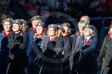 Remembrance Sunday Cenotaph March Past 2013: B39 - Queen Alexandra's Royal Army Nursing Corps Association..
Press stand opposite the Foreign Office building, Whitehall, London SW1,
London,
Greater London,
United Kingdom,
on 10 November 2013 at 12:04, image #1640