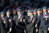 Remembrance Sunday Cenotaph March Past 2013: C2 - Royal Air Force Regiment Association..
Press stand opposite the Foreign Office building, Whitehall, London SW1,
London,
Greater London,
United Kingdom,
on 10 November 2013 at 12:05, image #1672