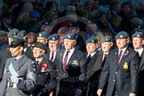 Remembrance Sunday Cenotaph March Past 2013: C2 - Royal Air Force Regiment Association..
Press stand opposite the Foreign Office building, Whitehall, London SW1,
London,
Greater London,
United Kingdom,
on 10 November 2013 at 12:05, image #1682