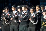 Remembrance Sunday Cenotaph March Past 2013: M55 - St John Ambulance Cadets..
Press stand opposite the Foreign Office building, Whitehall, London SW1,
London,
Greater London,
United Kingdom,
on 10 November 2013 at 12:16, image #2316