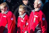 Remembrance Sunday Cenotaph March Past 2013: M56 - British Red Cross..
Press stand opposite the Foreign Office building, Whitehall, London SW1,
London,
Greater London,
United Kingdom,
on 10 November 2013 at 12:16, image #2343