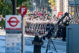 Royal Marines arriving at Whitehall.