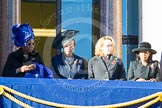 Guests on one of the balconies of the Foreign- and Commonwealth Building.