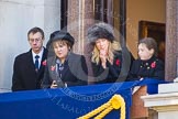 Guests on one of the balconies of the Foreign and Commonwealth Office building.