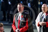 The Chaplain of the Fleet (The Reverend Scott Brown), the Sub-Dean of Her Majesty's Chapel Royal (the Reverend Prebendary William Scott).