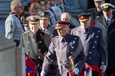 General Sir Nicholas Houghton, Chief of the Defence Staff, Admiral Sir George Zambellas , First Sea Lord, General Sir Peter Wall, Chief of the General Staff, Air Chief Marshal Sir Andrew Pulford, Chief of the Air Staff, Mr Anthony Wright (Merchant Navy and Fishing Fleets).
