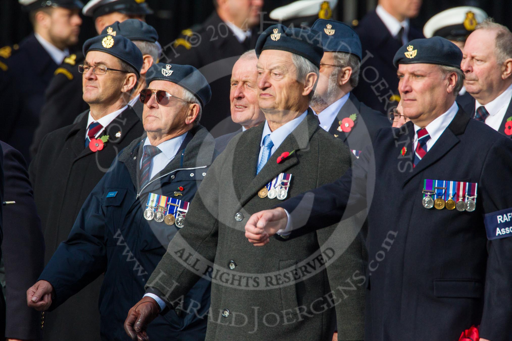 Remembrance Sunday at the Cenotaph in London 2014: Group C6 - RAFLING Association.
Press stand opposite the Foreign Office building, Whitehall, London SW1,
London,
Greater London,
United Kingdom,
on 09 November 2014 at 11:39, image #110