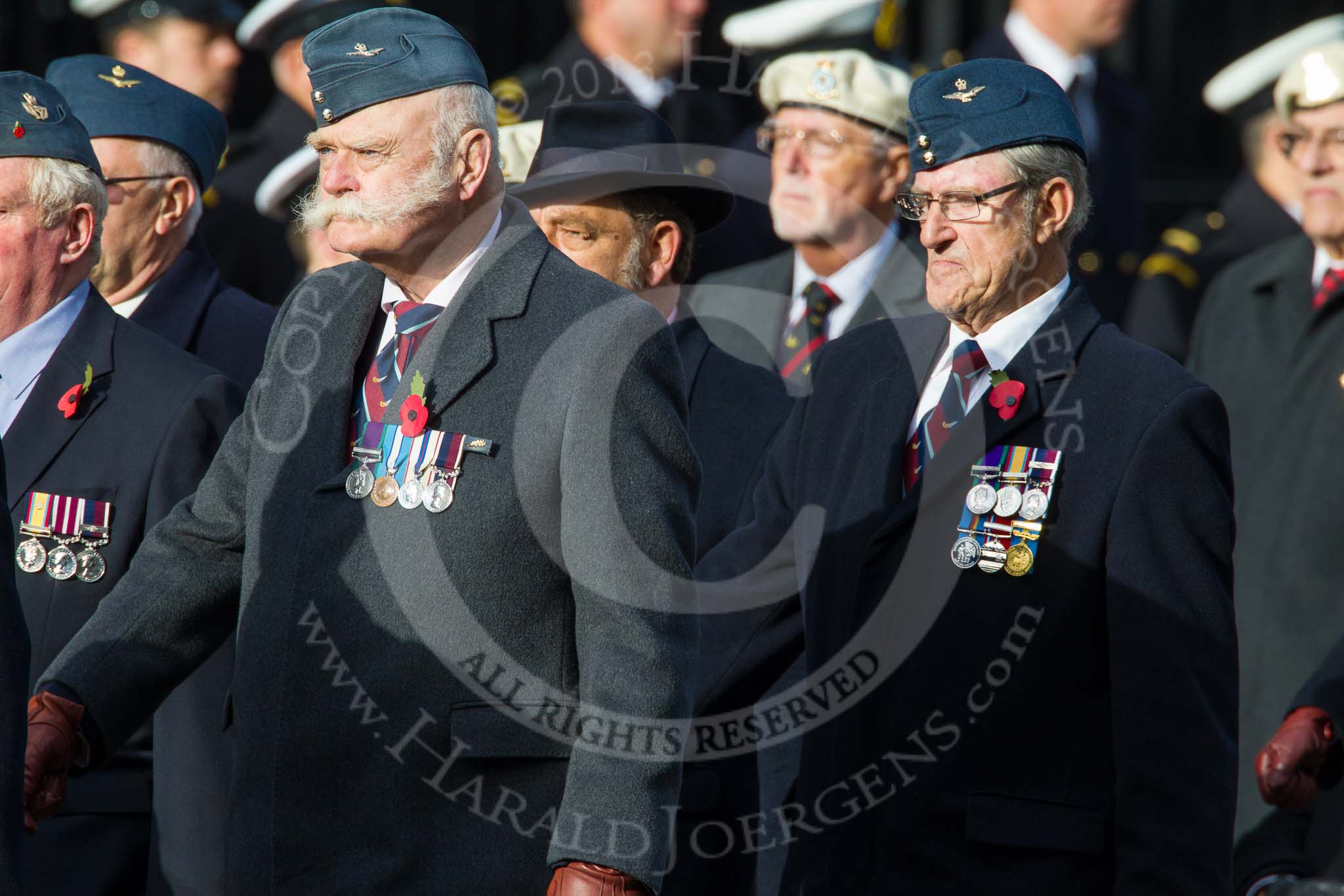 Remembrance Sunday at the Cenotaph in London 2014: Group C21 - Royal Air Force Air Loadmasters Association.
Press stand opposite the Foreign Office building, Whitehall, London SW1,
London,
Greater London,
United Kingdom,
on 09 November 2014 at 11:40, image #181