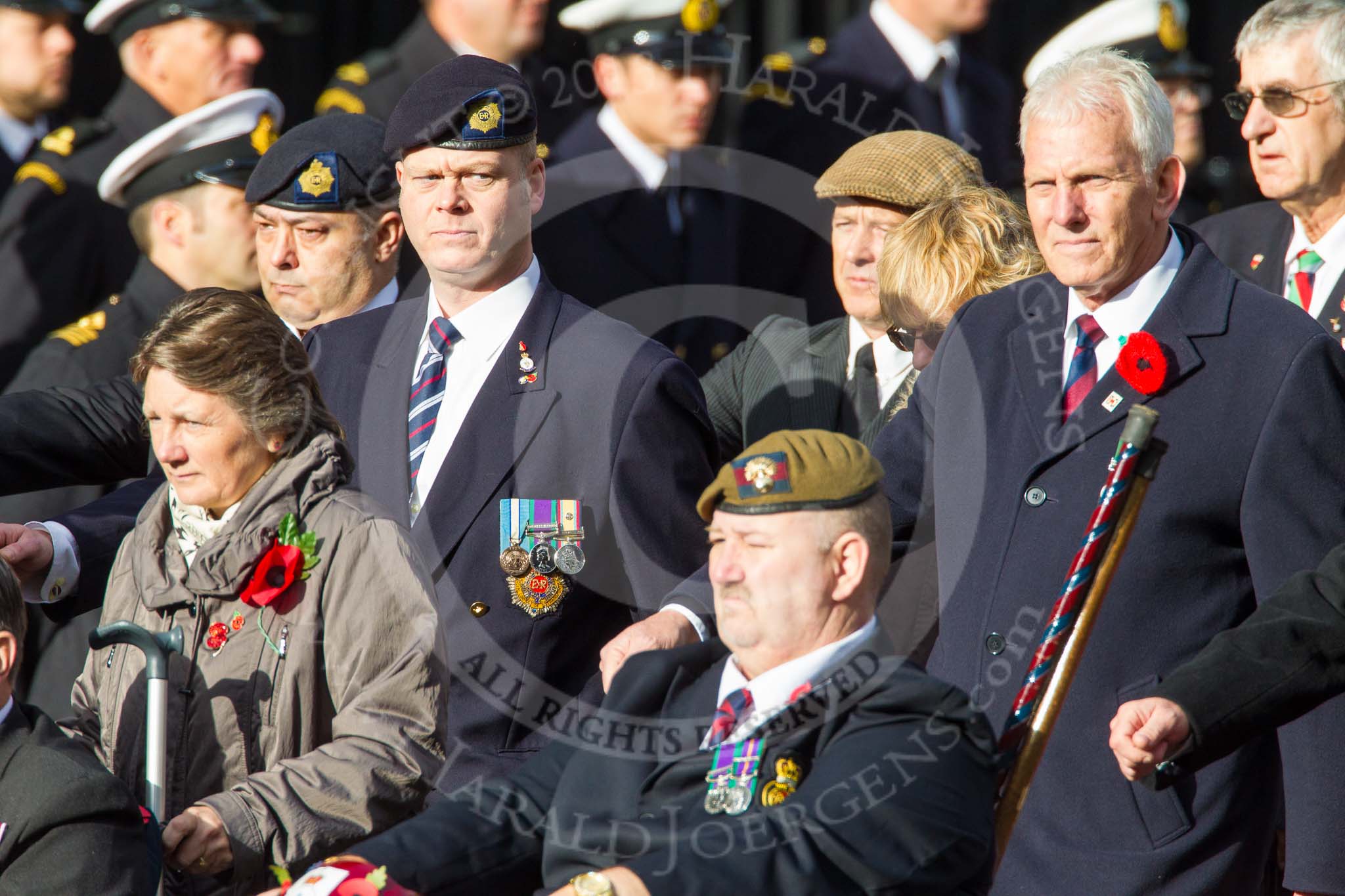 Remembrance Sunday at the Cenotaph in London 2014: Group C29 - Combat Stress.
Press stand opposite the Foreign Office building, Whitehall, London SW1,
London,
Greater London,
United Kingdom,
on 09 November 2014 at 11:42, image #263
