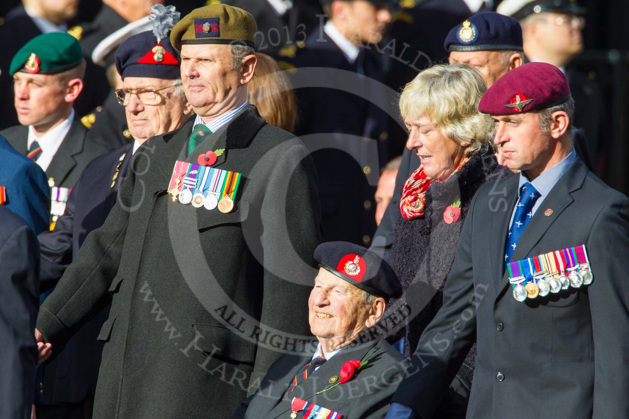 Remembrance Sunday at the Cenotaph in London 2014: Group D4 - Foreign Legion Association.
Press stand opposite the Foreign Office building, Whitehall, London SW1,
London,
Greater London,
United Kingdom,
on 09 November 2014 at 11:43, image #289