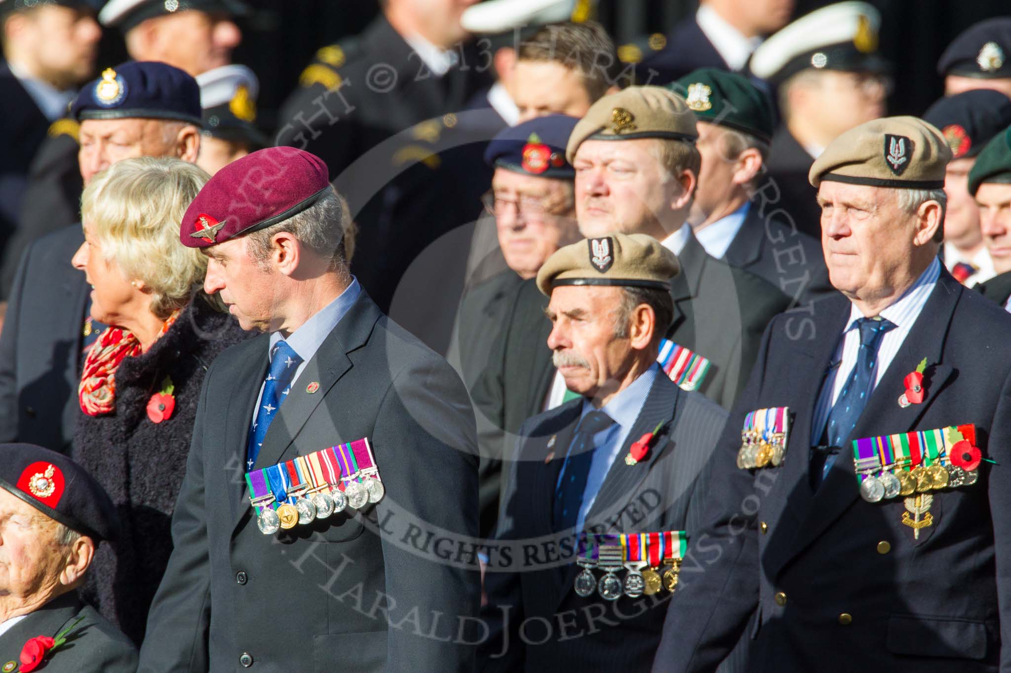 Remembrance Sunday at the Cenotaph in London 2014: Group D4 - Foreign Legion Association.
Press stand opposite the Foreign Office building, Whitehall, London SW1,
London,
Greater London,
United Kingdom,
on 09 November 2014 at 11:43, image #290
