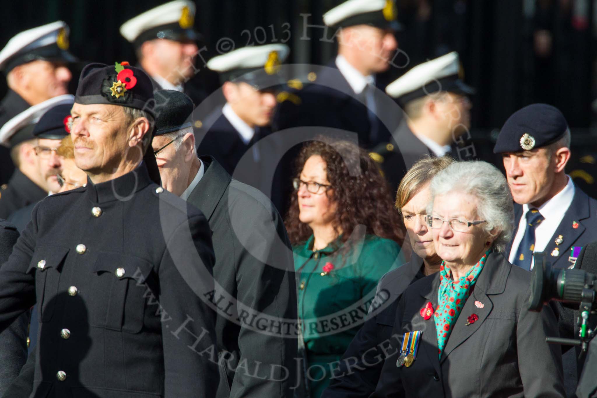 Remembrance Sunday at the Cenotaph in London 2014: Group D5 - Not Forgotten Association.
Press stand opposite the Foreign Office building, Whitehall, London SW1,
London,
Greater London,
United Kingdom,
on 09 November 2014 at 11:43, image #305