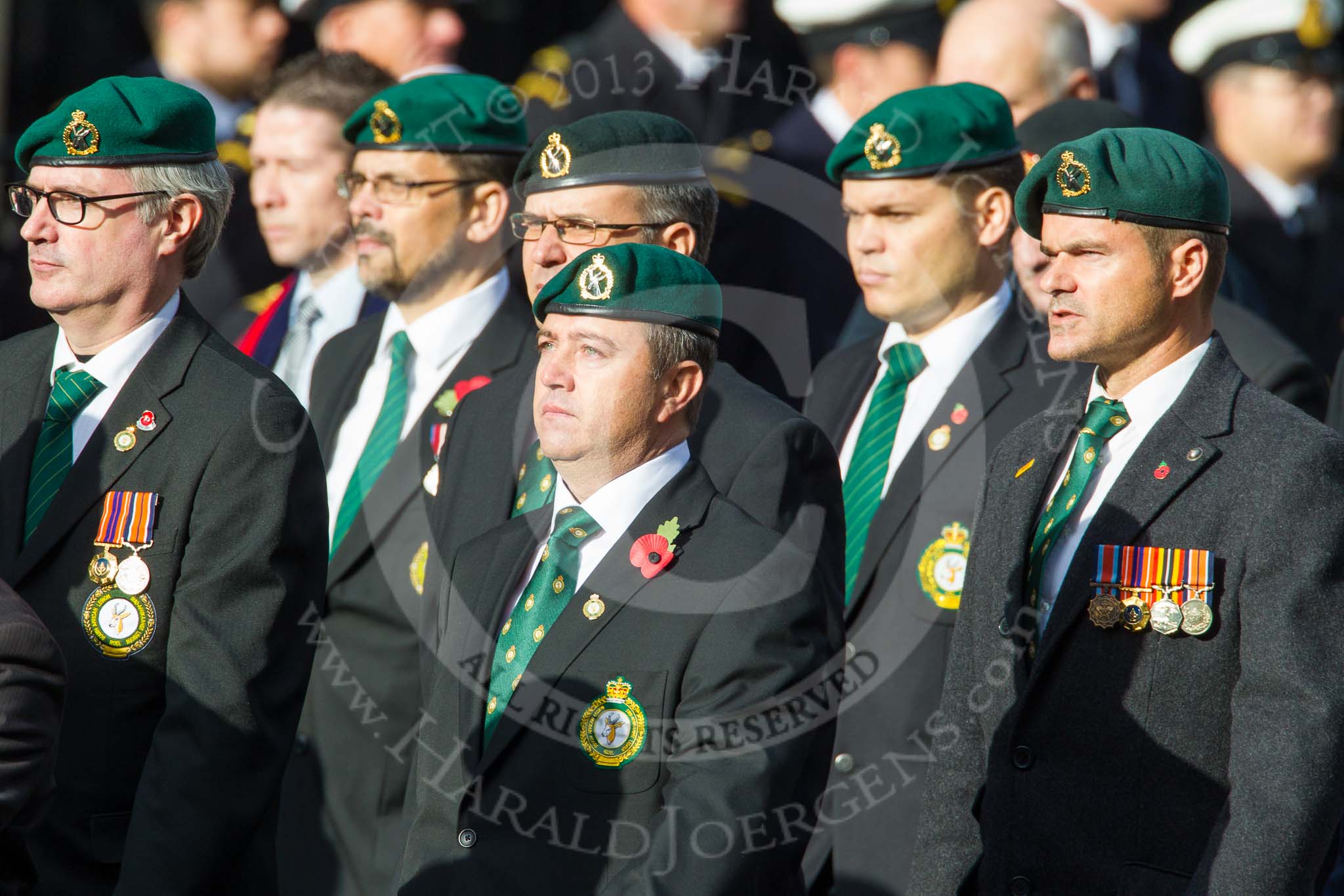 Remembrance Sunday at the Cenotaph in London 2014: Group D6 - TRBL Ex-Service Members.
Press stand opposite the Foreign Office building, Whitehall, London SW1,
London,
Greater London,
United Kingdom,
on 09 November 2014 at 11:44, image #321