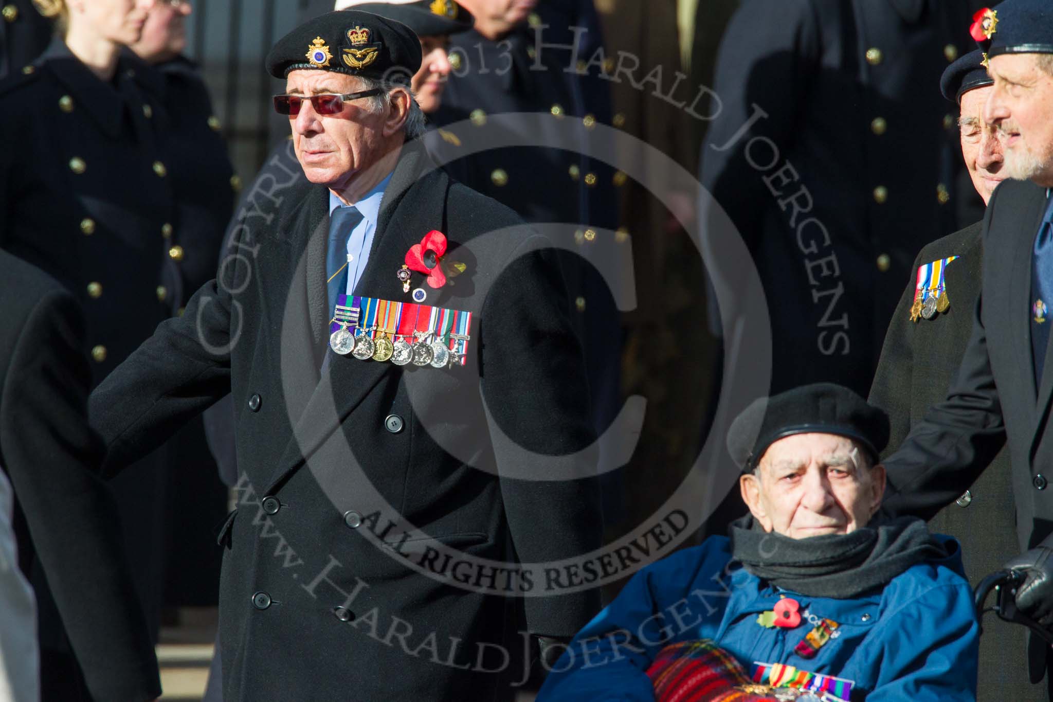 Remembrance Sunday at the Cenotaph in London 2014: Group D22 - Association of Jewish Ex-Servicemen & Women.
Press stand opposite the Foreign Office building, Whitehall, London SW1,
London,
Greater London,
United Kingdom,
on 09 November 2014 at 11:46, image #415