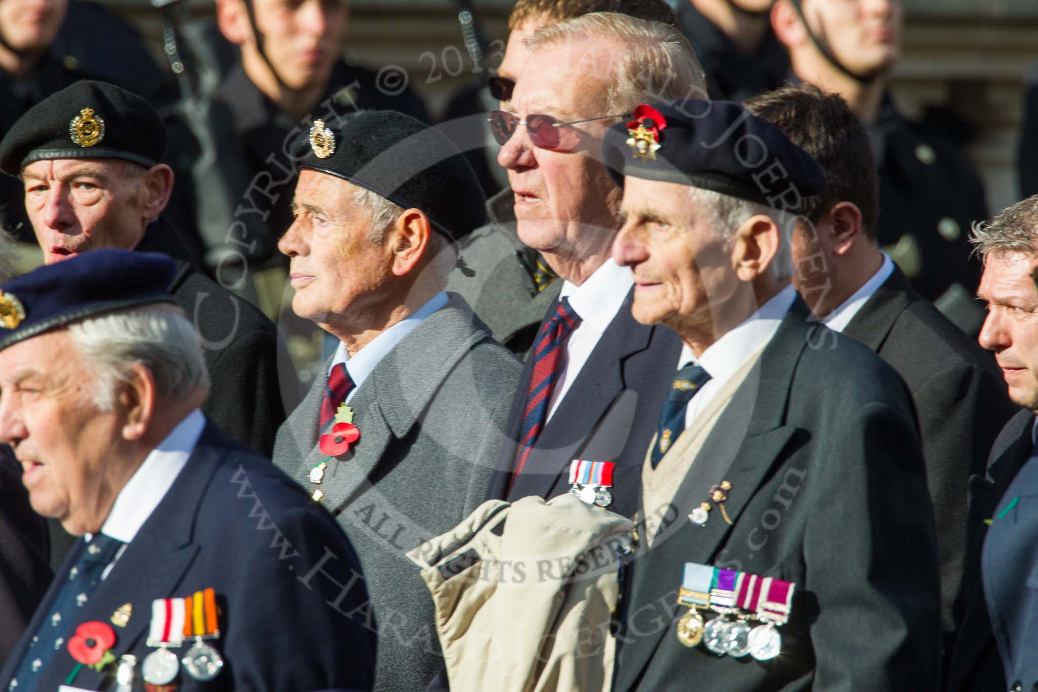 Remembrance Sunday at the Cenotaph in London 2014: Group D22 - Association of Jewish Ex-Servicemen & Women.
Press stand opposite the Foreign Office building, Whitehall, London SW1,
London,
Greater London,
United Kingdom,
on 09 November 2014 at 11:46, image #423