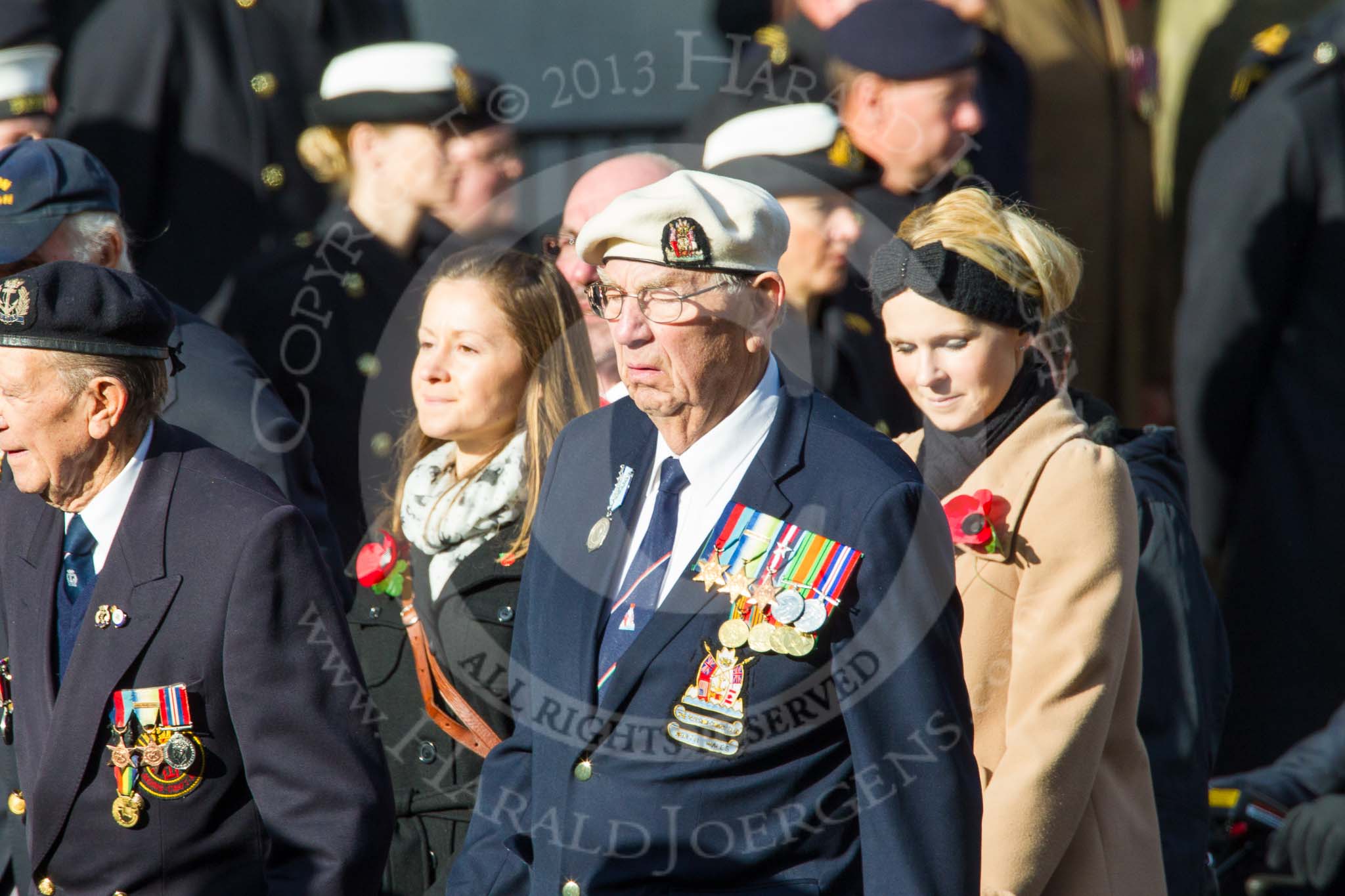 Remembrance Sunday at the Cenotaph in London 2014: Group E2 - Royal Naval Association.
Press stand opposite the Foreign Office building, Whitehall, London SW1,
London,
Greater London,
United Kingdom,
on 09 November 2014 at 11:49, image #570