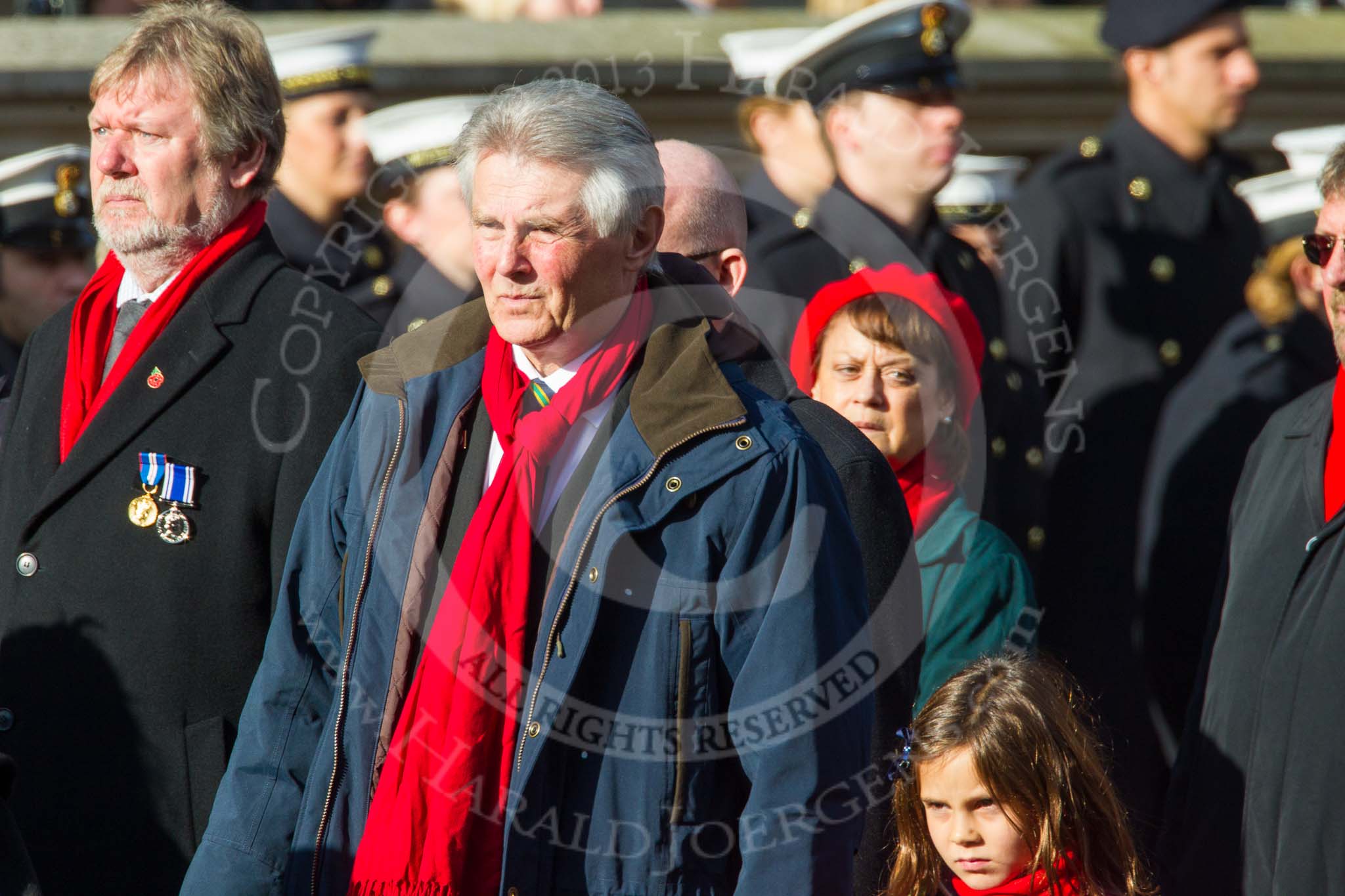 Remembrance Sunday at the Cenotaph in London 2014: Group E3 - Merchant Navy Association.
Press stand opposite the Foreign Office building, Whitehall, London SW1,
London,
Greater London,
United Kingdom,
on 09 November 2014 at 11:50, image #607