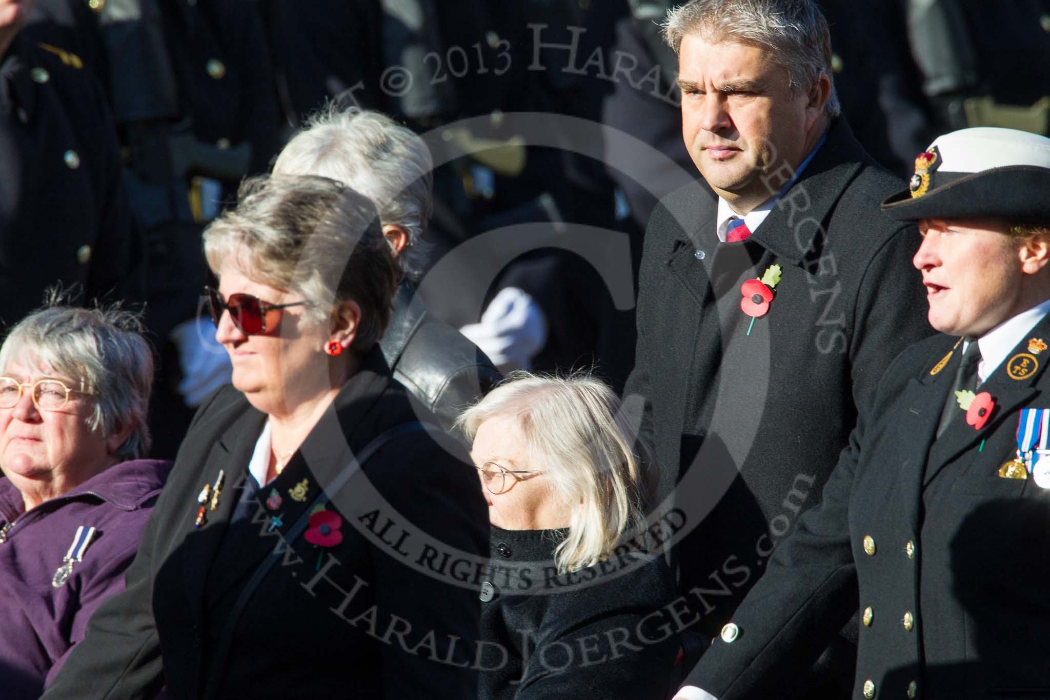 Remembrance Sunday at the Cenotaph in London 2014: Group E25 - Association of WRENS.
Press stand opposite the Foreign Office building, Whitehall, London SW1,
London,
Greater London,
United Kingdom,
on 09 November 2014 at 11:53, image #781