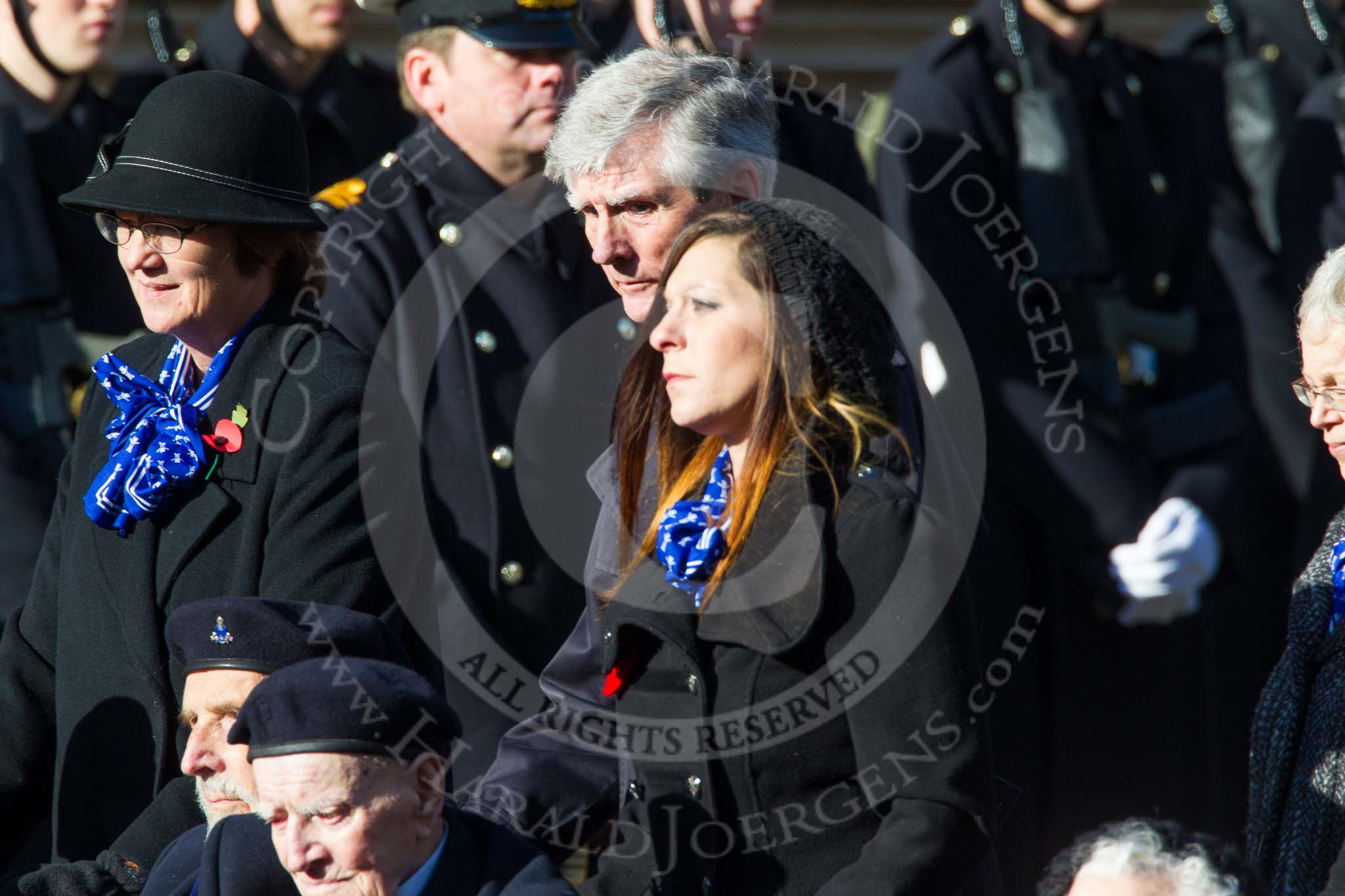 Remembrance Sunday at the Cenotaph in London 2014: Group E29 - Royal Naval Benevolent Trust.
Press stand opposite the Foreign Office building, Whitehall, London SW1,
London,
Greater London,
United Kingdom,
on 09 November 2014 at 11:53, image #802
