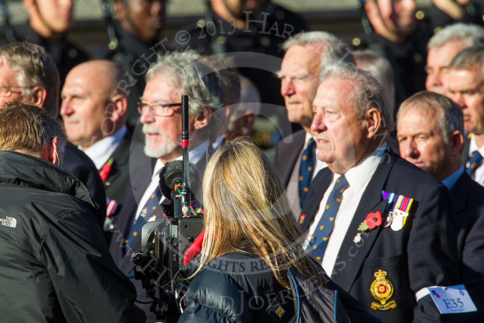 Remembrance Sunday at the Cenotaph in London 2014: Group E35 - Association of Royal Yachtsmen.
Press stand opposite the Foreign Office building, Whitehall, London SW1,
London,
Greater London,
United Kingdom,
on 09 November 2014 at 11:54, image #834