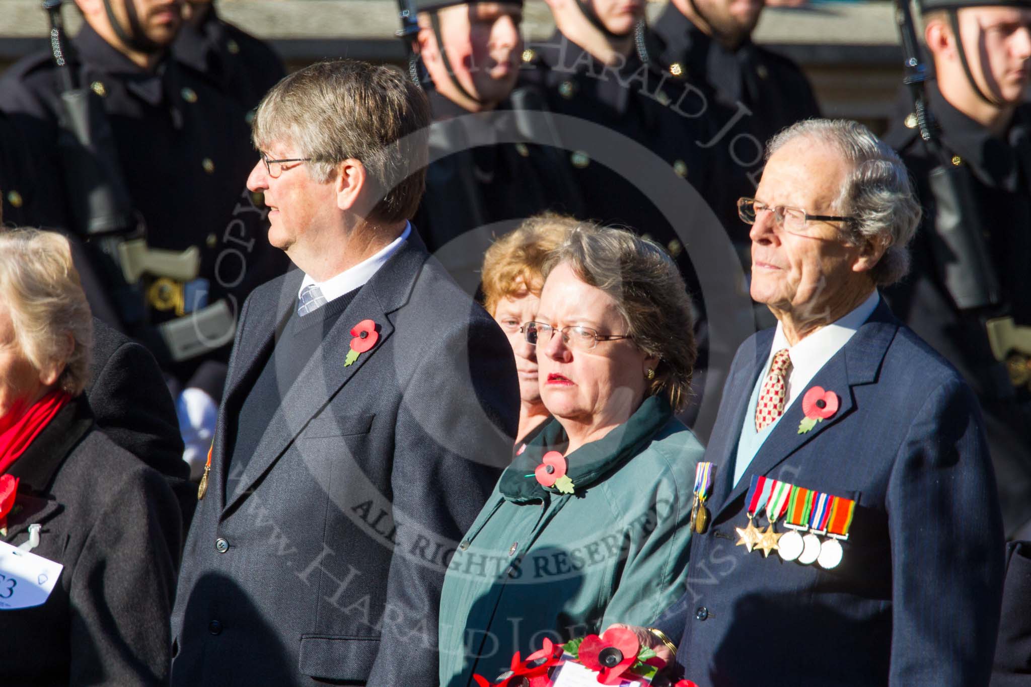 Remembrance Sunday at the Cenotaph in London 2014: Group F2 - Italy Star Association.
Press stand opposite the Foreign Office building, Whitehall, London SW1,
London,
Greater London,
United Kingdom,
on 09 November 2014 at 11:56, image #951