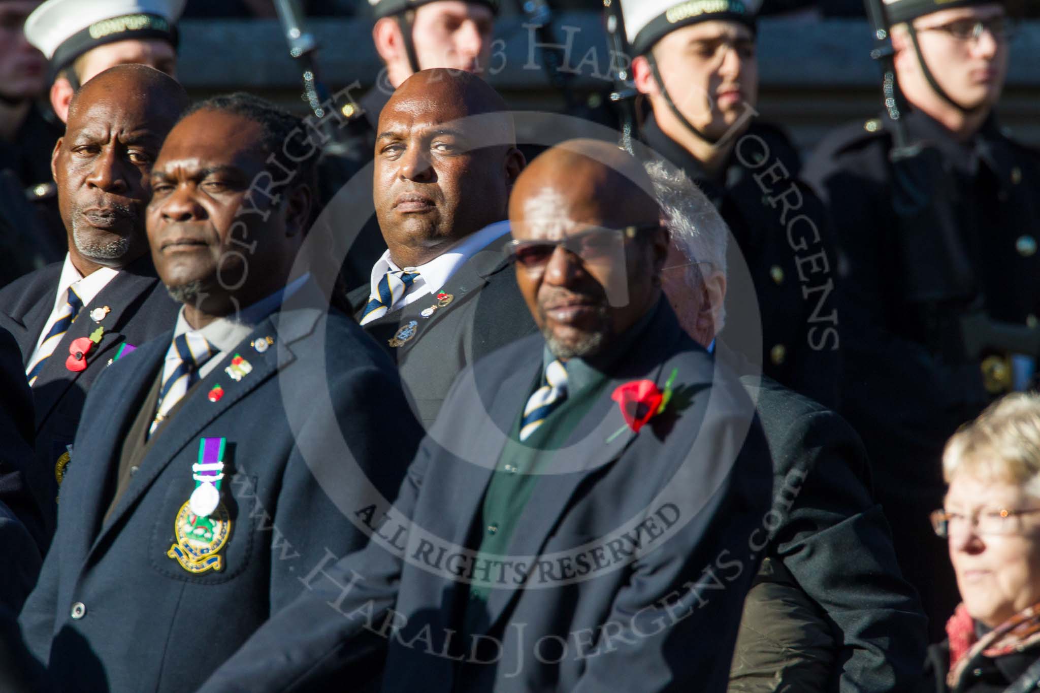Remembrance Sunday at the Cenotaph in London 2014: Group A24 - Prince of Wales' Leinster Regiment (Royal Canadians)
Regimental Association.
Press stand opposite the Foreign Office building, Whitehall, London SW1,
London,
Greater London,
United Kingdom,
on 09 November 2014 at 12:04, image #1365