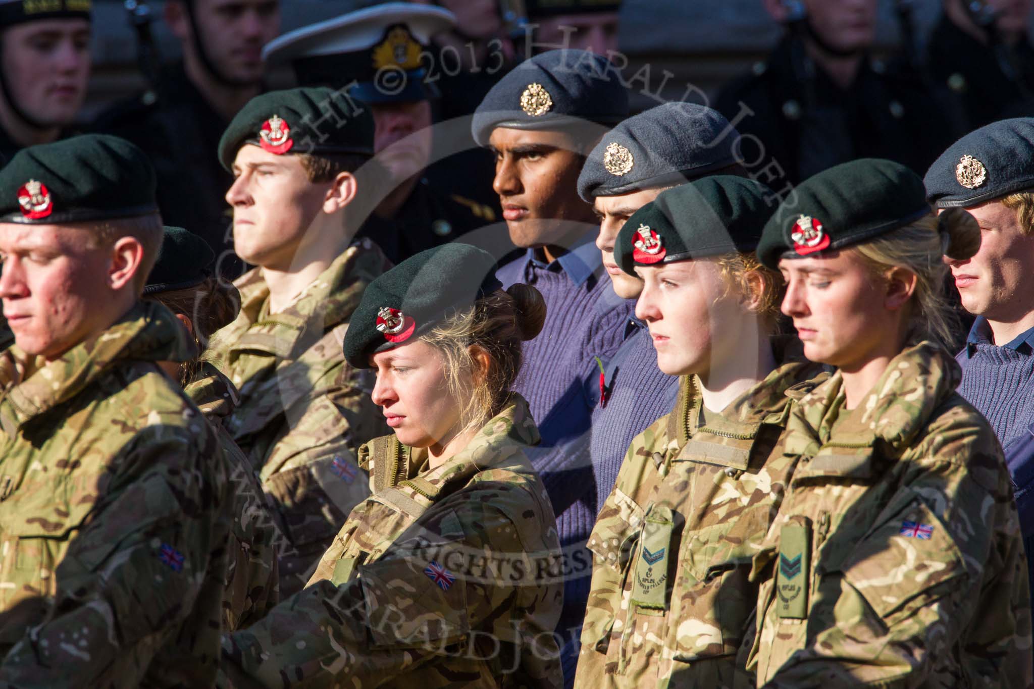 Remembrance Sunday at the Cenotaph in London 2014: Group M47 - Army Cadet Force.
Press stand opposite the Foreign Office building, Whitehall, London SW1,
London,
Greater London,
United Kingdom,
on 09 November 2014 at 12:21, image #2292