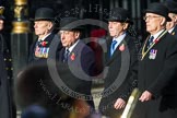 Remembrance Sunday at the Cenotaph in London 2014: Members of the Royal British Legion (?) leading the March Past.
Press stand opposite the Foreign Office building, Whitehall, London SW1,
London,
Greater London,
United Kingdom,
on 09 November 2014 at 11:37, image #8