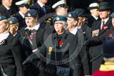 Remembrance Sunday at the Cenotaph in London 2014: Group C2 - Royal Air Force Regiment Association.
Press stand opposite the Foreign Office building, Whitehall, London SW1,
London,
Greater London,
United Kingdom,
on 09 November 2014 at 11:38, image #53