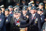 Remembrance Sunday at the Cenotaph in London 2014: Group C2 - Royal Air Force Regiment Association.
Press stand opposite the Foreign Office building, Whitehall, London SW1,
London,
Greater London,
United Kingdom,
on 09 November 2014 at 11:38, image #63