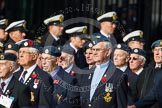 Photo 1411091139051D45157HaraldJoergens Remembrance Sunday at the Cenotaph in London 2014: Group C5 - National Service (Royal Air Force) Association.
Press stand opposite the Foreign Office building, Whitehall, London SW1,
London,
Greater London,
United Kingdom,
on 09 November 2014 at 11:39, image #103