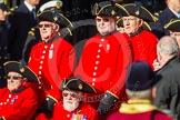 Remembrance Sunday at the Cenotaph in London 2014: Group C26 - Royal Hospital Chelsea.
Press stand opposite the Foreign Office building, Whitehall, London SW1,
London,
Greater London,
United Kingdom,
on 09 November 2014 at 11:42, image #235