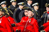 Remembrance Sunday at the Cenotaph in London 2014: Group C26 - Royal Hospital Chelsea.
Press stand opposite the Foreign Office building, Whitehall, London SW1,
London,
Greater London,
United Kingdom,
on 09 November 2014 at 11:42, image #240