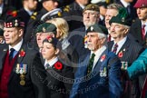 Remembrance Sunday at the Cenotaph in London 2014: Group D10 - Ulster Defence Regiment.
Press stand opposite the Foreign Office building, Whitehall, London SW1,
London,
Greater London,
United Kingdom,
on 09 November 2014 at 11:44, image #345